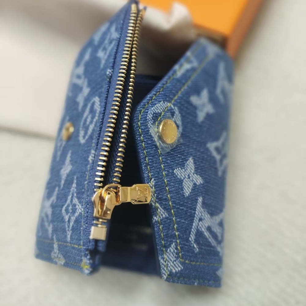 Louis Vuitton Monogram Denim Victorine Wallet - Picture 6 of 6